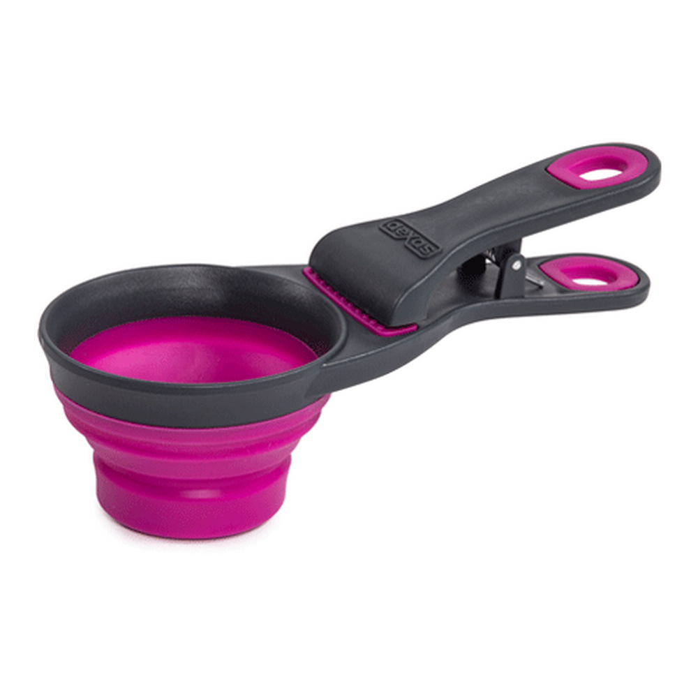 Dexas Klipscoop 1 Cup Fuchsia