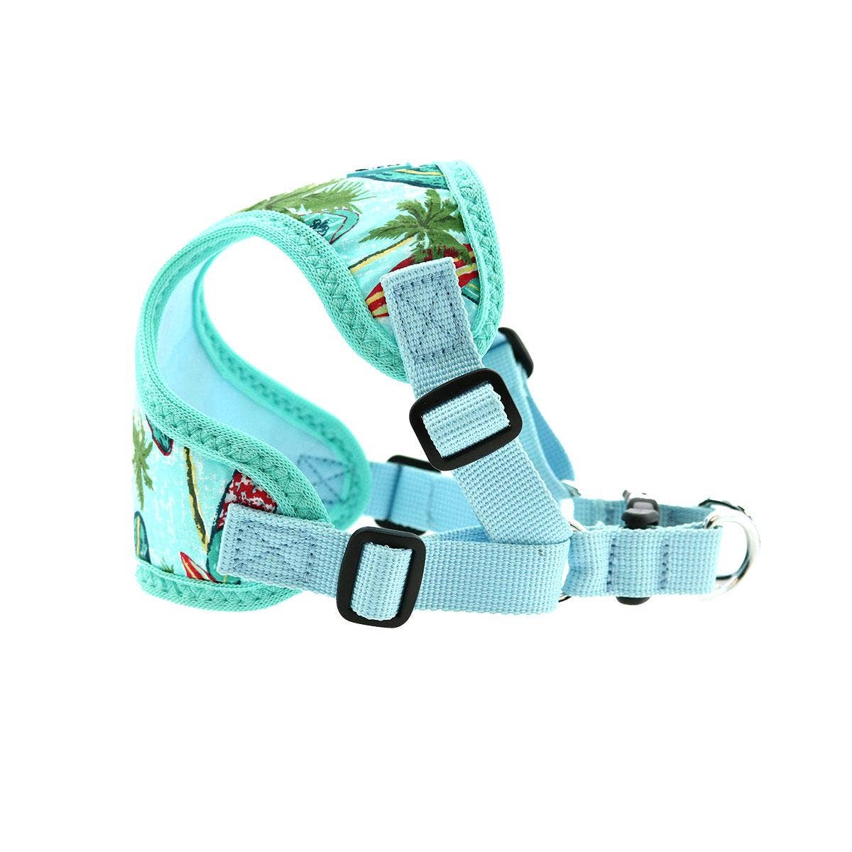 Wrap & Snap Choke Free Dog Harness - Surfboards and Palms