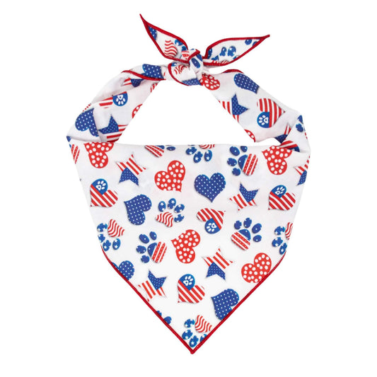 Patriotic Dog Bandana | 4th of July | Memorial Day | Paws